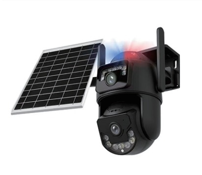 Dual-lens solar camera QL99-AOV shown in the catalogue