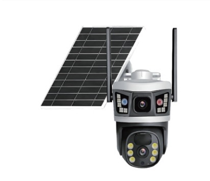 Dual-lens solar camera QL03 shown in the catalogue