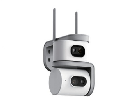 Dual-lens outdoor PTZ camera QD01 shown in the catalogue