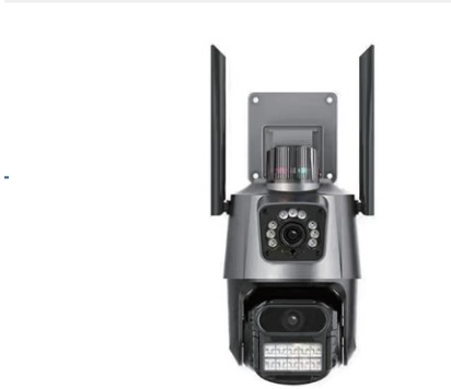 Dual-lens outdoor PTZ camera P11 shown in the catalogue